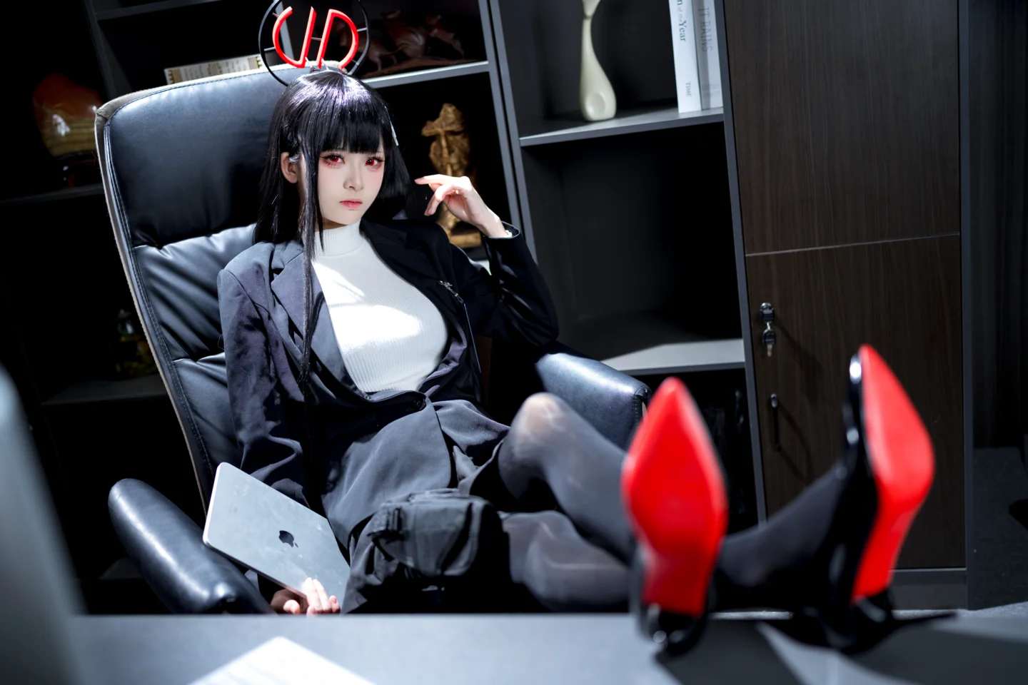 九柒喵 - No.026 蔚蓝档案 调月莉音 [64P-1.4GB] tg@simisebaisi 【丝足阁】009.webp